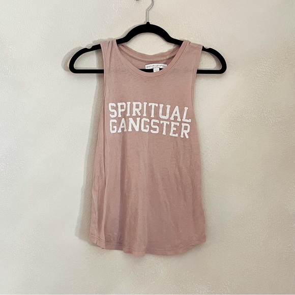 Spiritual Gangster Tops - Spiritual Gangster Mauve Pink Tank Top